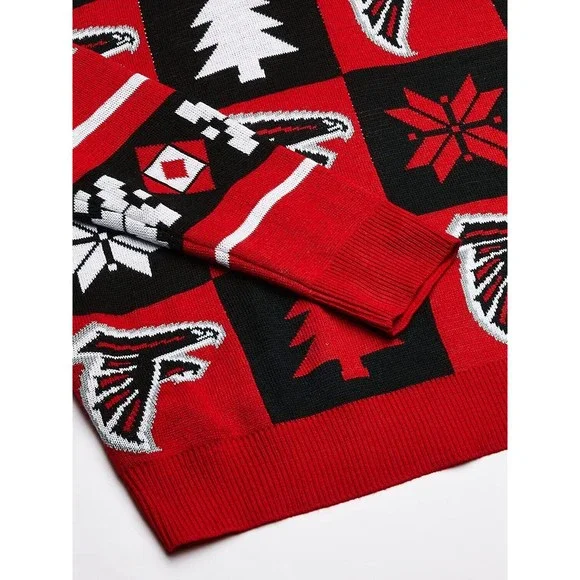 NEW FOCO NFL Men's Atlanta Falcons Ugly Sweater Size Large - Picture 4 of 4